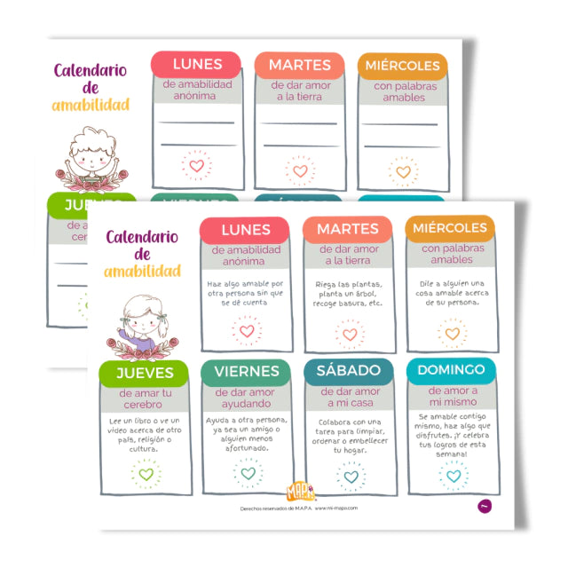 Combo: Libro MAPA para la aventura de mi vida + KIT de Amabilidad y Gratitud