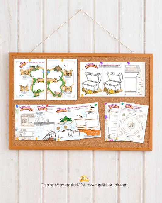 Combo: Libro MAPA para la aventura de mi vida + Plan 2026 MAPA familiar con Mentalidad de Crecimiento