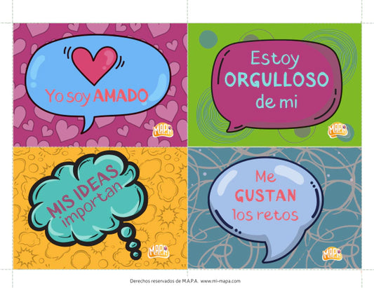 Combo: Libro MAPA para la aventura de mi vida + Tarjetas de Afirmaciones Positivas