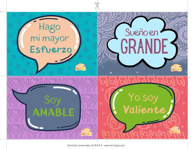 Combo: Libro MAPA para la aventura de mi vida + Tarjetas de Afirmaciones Positivas