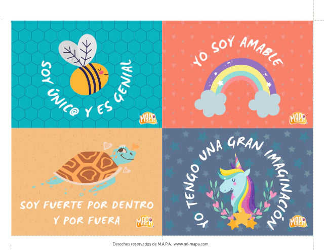 Combo: Libro MAPA para la aventura de mi vida + Tarjetas de Afirmaciones Positivas