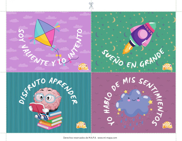 Combo: Libro MAPA para la aventura de mi vida + Tarjetas de Afirmaciones Positivas