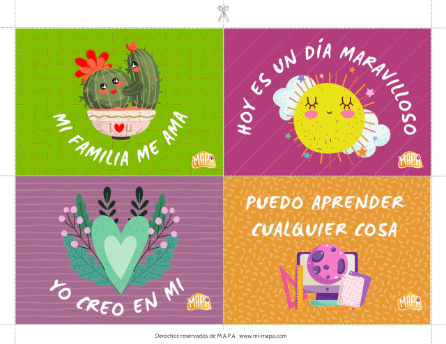 Combo: Libro MAPA para la aventura de mi vida + Tarjetas de Afirmaciones Positivas