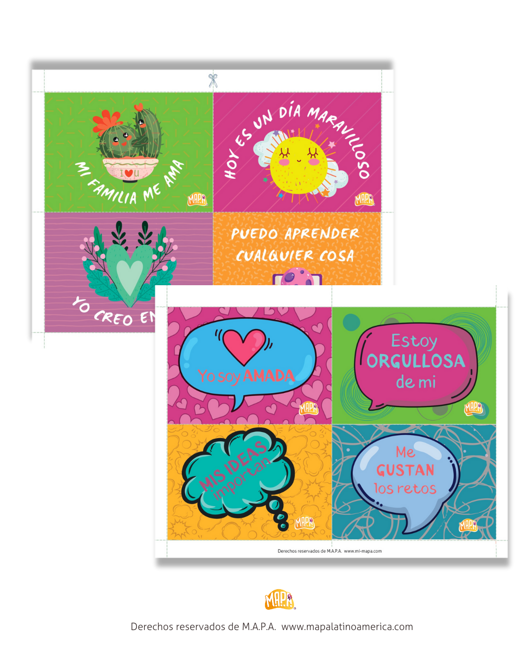 Combo: Libro MAPA para la aventura de mi vida + Tarjetas de Afirmaciones Positivas