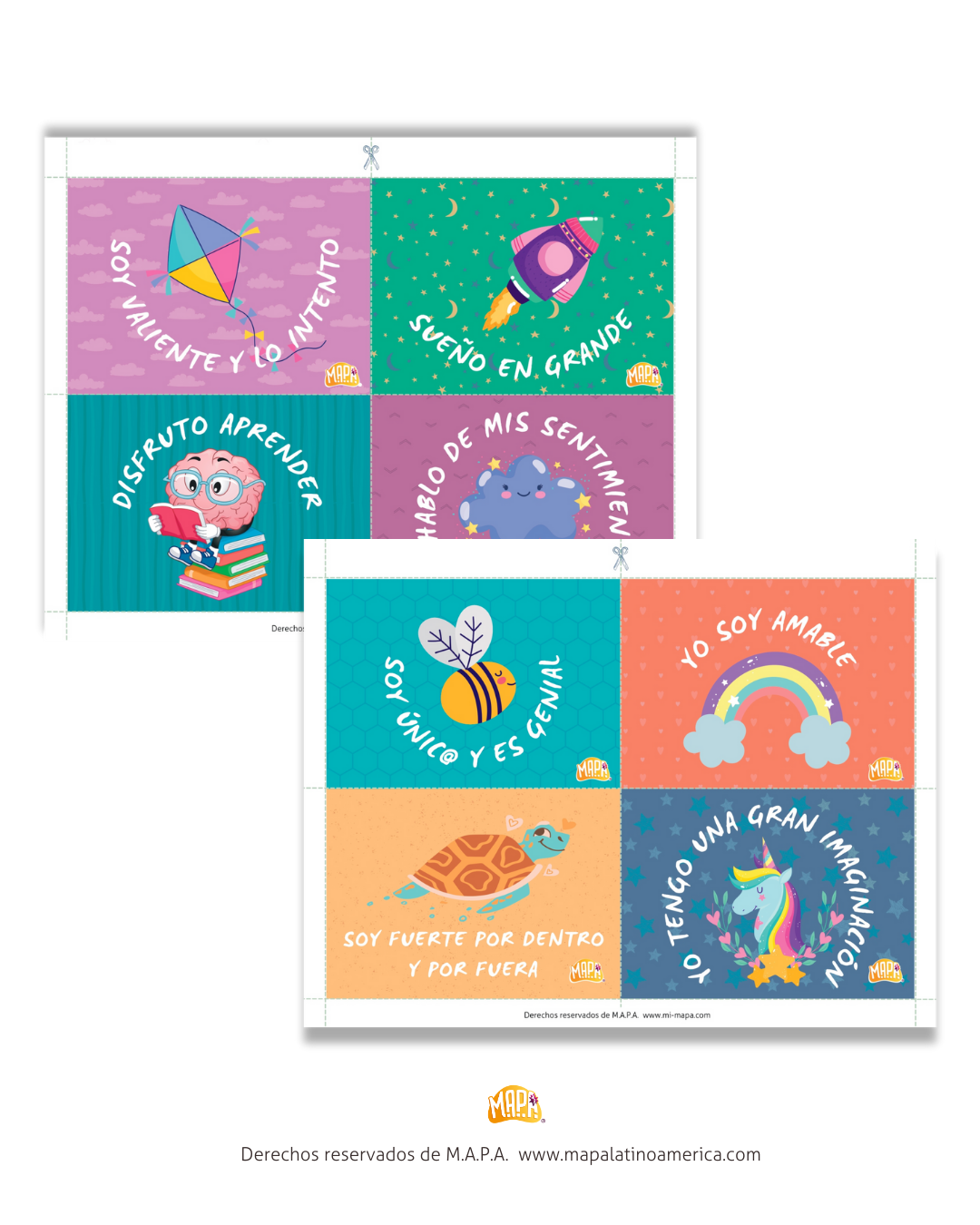 Combo: Libro MAPA para la aventura de mi vida + Tarjetas de Afirmaciones Positivas