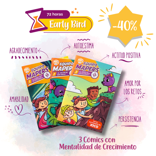 Cómics MAPA, con Mentalidad de Crecimiento