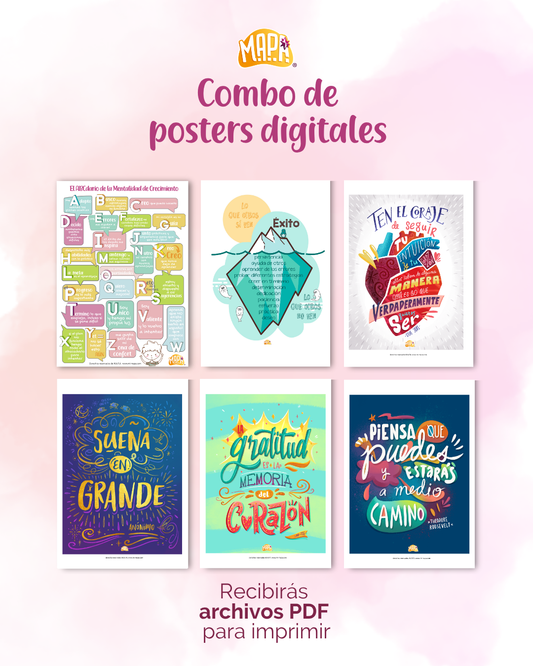 Combo de 6 Posters Digitales