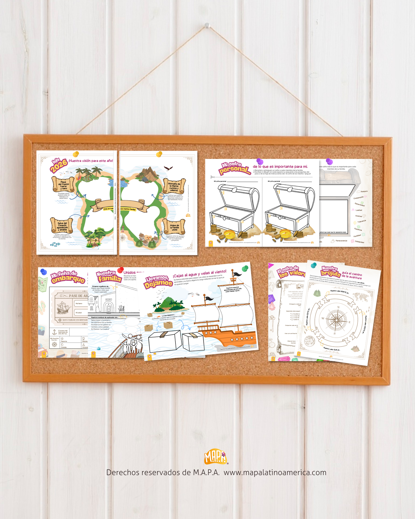 Combo: Libro MAPA para la aventura de mi vida + Plan 2026 MAPA familiar con Mentalidad de Crecimiento