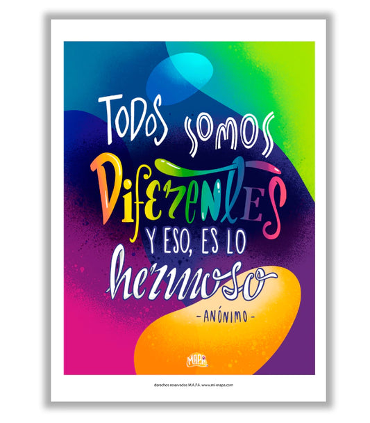 Ser único (Poster en PDF)
