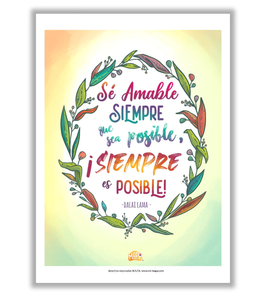 Amabilidad (Póster en PDF)